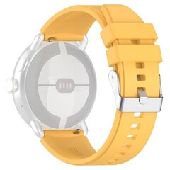 Techsuit Watchband Yellow kaina ir informacija | Išmaniųjų laikrodžių ir apyrankių priedai | pigu.lt