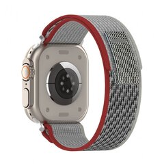 Techsuit Watchband Red/Gray kaina ir informacija | Išmaniųjų laikrodžių ir apyrankių priedai | pigu.lt