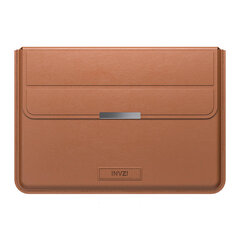 INVZI Leather Case | Cover with Stand Function for MacBook Pro|Air 13"|14" (Brown) kaina ir informacija | Krepšiai, kuprinės, dėklai kompiuteriams | pigu.lt