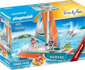 71043 Лодка Playmobil Катамаран, 53 д. цена и информация | Конструкторы и кубики | pigu.lt