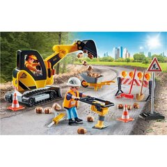Konstruktorius Playmobil City Action Road Construction, 45 d. цена и информация | Конструкторы и кубики | pigu.lt
