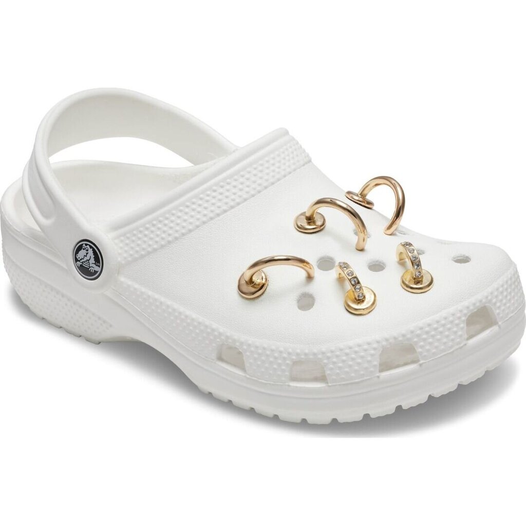 Crocs™ aksesuarai klumpėms Jibbitz™ 245888, auksiniai kaina ir informacija | Guminės klumpės vaikams | pigu.lt