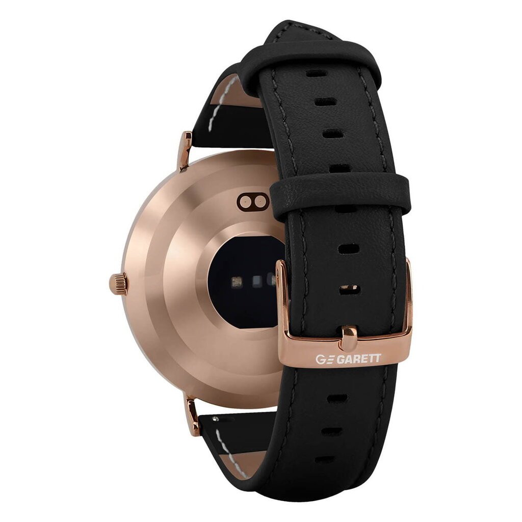 Garett Verona Gold/Black Leather kaina ir informacija | Išmanieji laikrodžiai (smartwatch) | pigu.lt