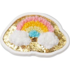 Crocs™ GLITTER RAINBOW PATCH G1035900-MU 245948 цена и информация | Женские тапочки | pigu.lt