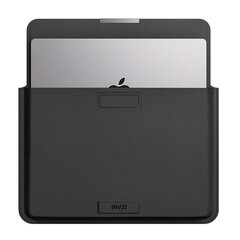 INVZI Leather Case | Cover with Stand Function for MacBook Pro|Air 13"|14" (Black) цена и информация | Рюкзаки, сумки, чехлы для компьютеров | pigu.lt