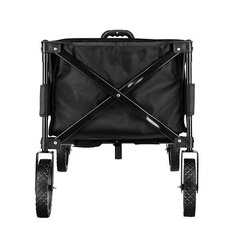 Kelioninis vežimėlis Nils Camp, juodas цена и информация | Чемоданы, дорожные сумки | pigu.lt