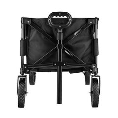 Kelioninis vežimėlis Nils Camp, juodas kaina ir informacija | Lagaminai, kelioniniai krepšiai | pigu.lt