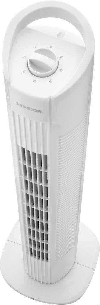 Bokštinis ventiliatorius Sencor SFT 3107WH, 50W, Manual control kaina ir informacija | Ventiliatoriai | pigu.lt