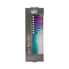 Щетка Wet Brush Pro Pro Flex Dry Ombre Синий цена и информация | Расчески, щетки для волос, ножницы | pigu.lt