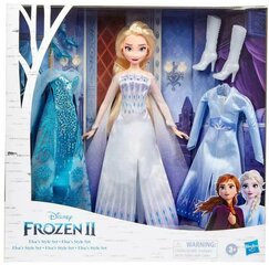 Lėlė Elza su rūbų rinkiniu Hasbro Frozen II E9669 kaina ir informacija | Žaislai mergaitėms | pigu.lt
