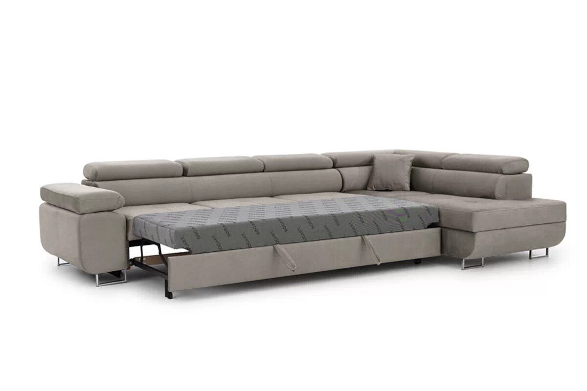 Dešininė kampinė sofa Bogart Annabelle Maxi, ruda цена и информация | Minkšti kampai | pigu.lt