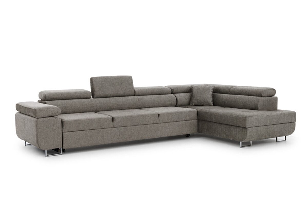 Dešininė kampinė sofa Bogart Annabelle Maxi, ruda цена и информация | Minkšti kampai | pigu.lt