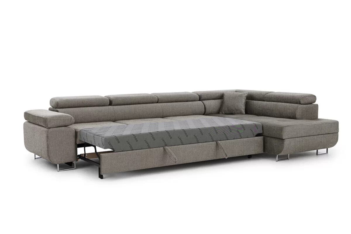 Dešininė kampinė sofa Bogart Annabelle Maxi, ruda цена и информация | Minkšti kampai | pigu.lt