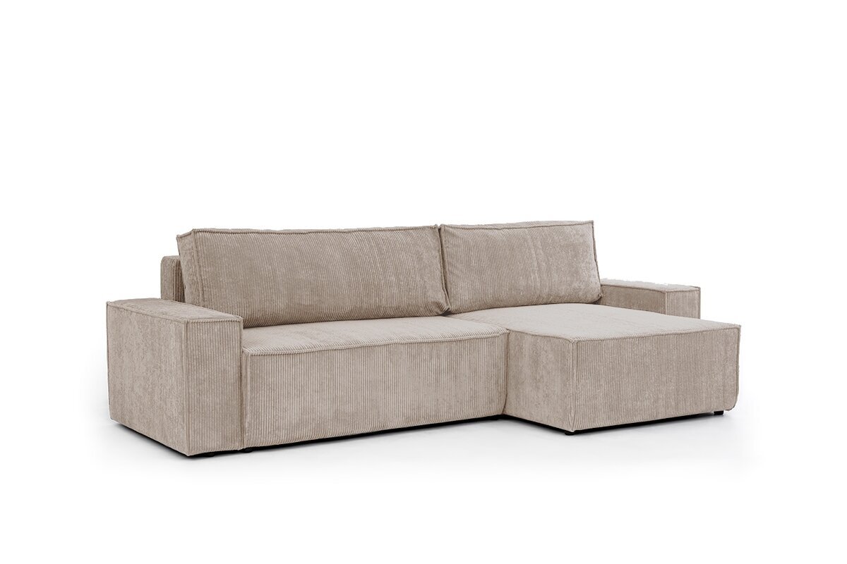 Dešininė kampinė sofa Bogart Flabio Mini, smėlio цена и информация | Minkšti kampai | pigu.lt