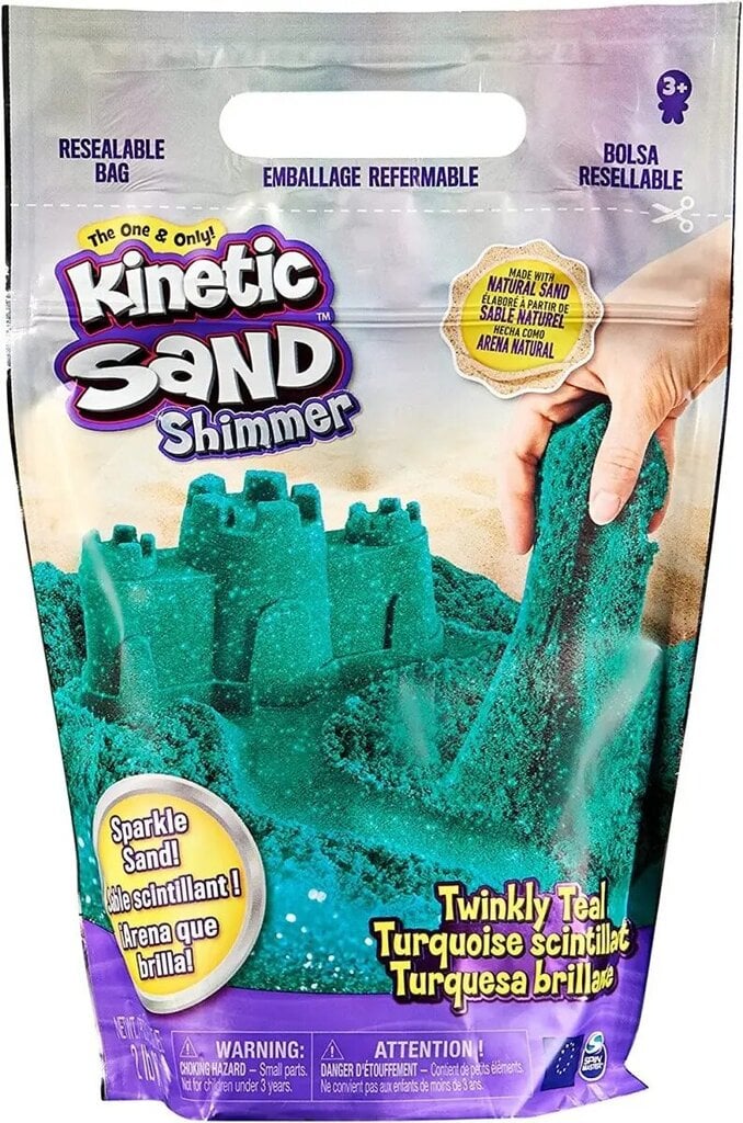 Kinetinis smėlis su blizgučiais Kinetic Sand kaina ir informacija | Piešimo, tapybos, lipdymo reikmenys | pigu.lt