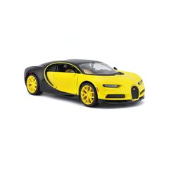 Композитная модель Bugatti Chiron желто-черная 1/24 цена и информация | Конструкторы и кубики | pigu.lt