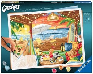 Картина «CreArt Премиум» серии B «Пляж» цена и информация | Набор для рисования по номерам | pigu.lt