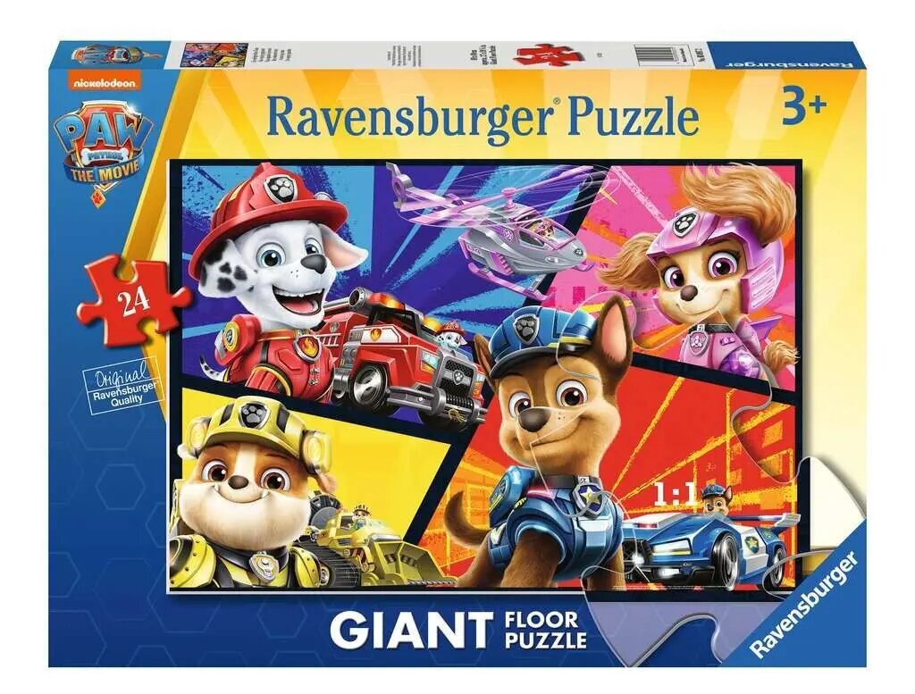 Dėlionė Patruliai (Paw Patrol), 24 d. kaina ir informacija | Dėlionės (puzzle) | pigu.lt