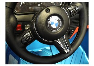 Dvivietis elektromobilis BMW X6M, raudonas lakuotas kaina ir informacija | BMW Vaikams ir kūdikiams | pigu.lt