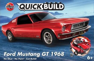 Plastikinis automobilio modelis Quickbuild Ford Mustang GT 1968 kaina ir informacija | Žaislai berniukams | pigu.lt