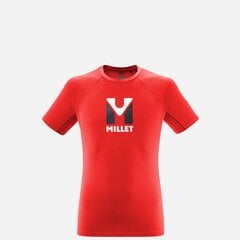 Marškinėliai vyrams Millet 3515720195624, raudoni цена и информация | Мужские футболки | pigu.lt
