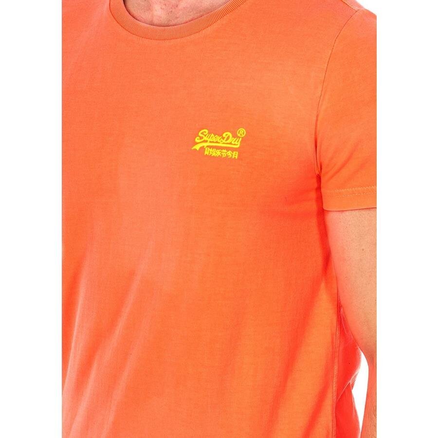 Marškinėliai vyrams Superdry M1010026AB5T, oranžiniai kaina ir informacija | Vyriški marškinėliai | pigu.lt