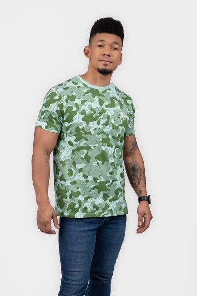 Marškinėliai vyrams Monotox MX22046, žali kaina ir informacija | Vyriški marškinėliai | pigu.lt