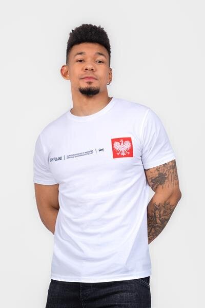 Marškinėliai vyrams Monotox MX22050, balti цена и информация | Vyriški marškinėliai | pigu.lt