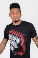 Marškinėliai vyrams Monotox mx22073, juodi цена и информация | Мужские футболки | pigu.lt