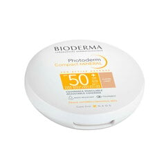 Компактная пудра Bioderma Photoderm Compact Минеральная легкая SPF-50+, 10 г. цена и информация | Кремы от загара | pigu.lt