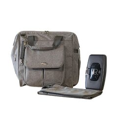 Сумка-рюкзак для подгузников с пеленальной подушкой BBlüv Metrö Heather Grey цена и информация | Аксессуары для колясок | pigu.lt