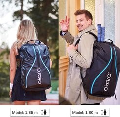 Спортивный рюкзак Otaro, теннисный, чёрный/синий, 35 л цена и информация | Товары для большого тенниса | pigu.lt