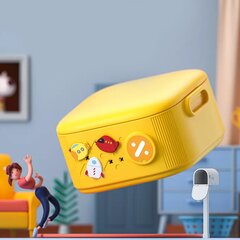 Kids storage box 19L yellow UCH001008 цена и информация | Аксессуары для детей | pigu.lt