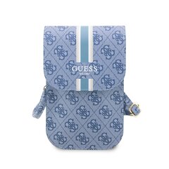 Guess PU 4G Printed Stripes Phone Bag Blue цена и информация | Чехлы для телефонов | pigu.lt