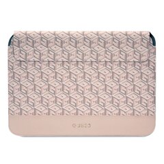 Guess PU G Cube Computer Sleeve 13|14" Pink цена и информация | Рюкзаки, сумки, чехлы для компьютеров | pigu.lt