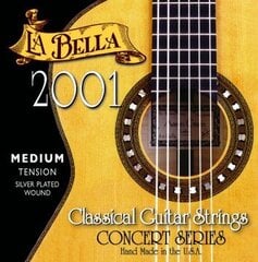 Stygų komplektas klasikinei gitarai 2001MED Tension kaina ir informacija | La Bella Strings Buitinė technika ir elektronika | pigu.lt