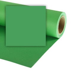 Colorama бумажный фон 1.35x11m, chromagreen (533) цена и информация | Осветительное оборудование для фотосъемок | pigu.lt