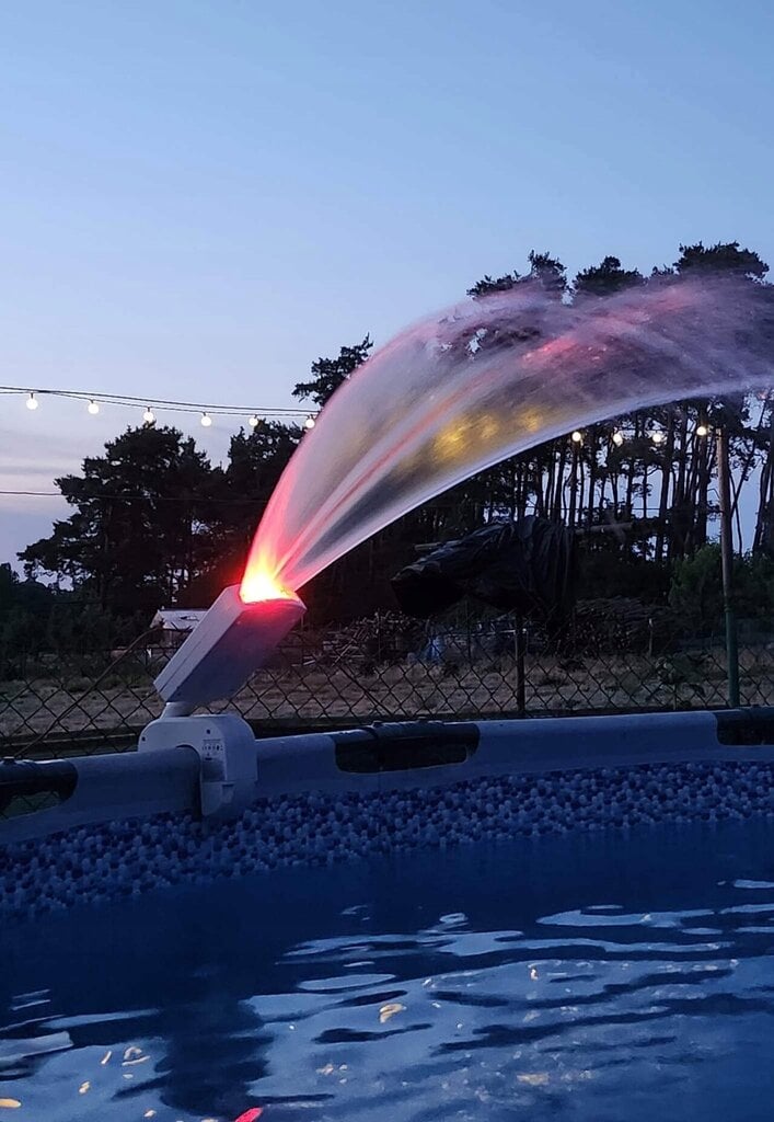 Baseino fontanėlis su LED apšvietimu цена и информация | Baseinų priedai | pigu.lt
