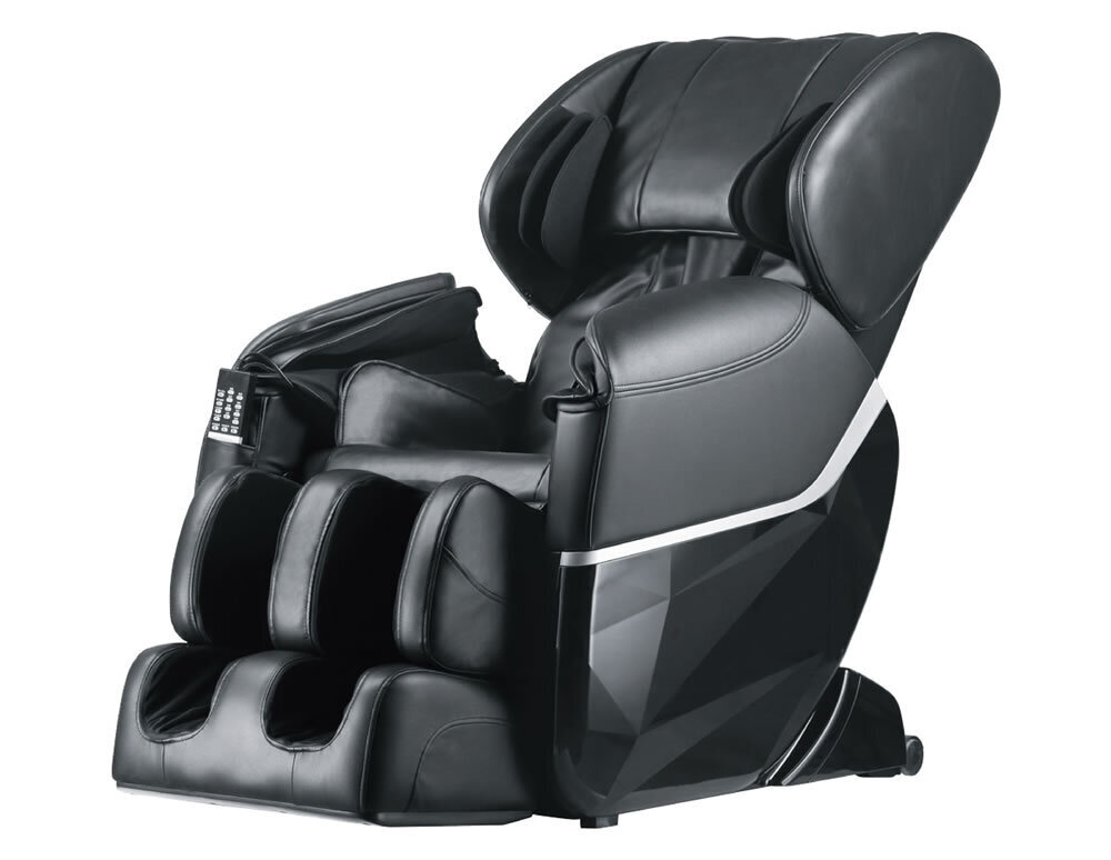 Masažinė kėdė NordNova Shiatsu Lux Zero Gravity su šildymo funkcija, juoda цена и информация | Svetainės foteliai | pigu.lt