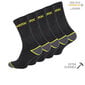 Darbinės kojinės vyrams Work, juodos, 5 poros цена и информация | Vyriškos kojinės | pigu.lt