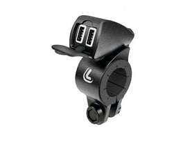 Dvigubas USB įkroviklis motociklui, 1 vnt. цена и информация | Принадлежности для мотоциклов | pigu.lt