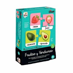 Edukacinis žaidimas Diset Yo Aprendo Frutas & Verduras, ES цена и информация | Развивающие игрушки | pigu.lt