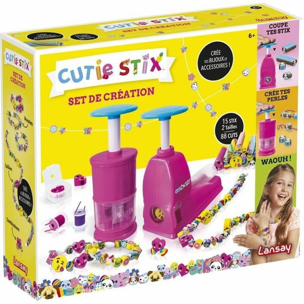 Karoliukų rinkinys Lansay Cutie Stix Set De Creation kaina ir informacija | Lavinamieji žaislai | pigu.lt