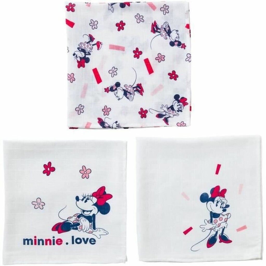 Muslino vystyklai Disney Minnie Mouse Babycalin, 60x60cm цена и информация | Vystyklai ir vystymo priemonės | pigu.lt