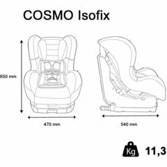 Nania automobilinė keditė Cosmo, 9 -18 kg kaina ir informacija | Autokėdutės | pigu.lt