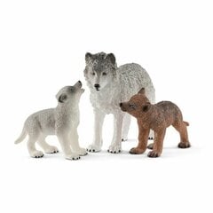 Figūrėlių rinkinys Schleich Vilkai, 3vnt. цена и информация | Игрушки для мальчиков | pigu.lt