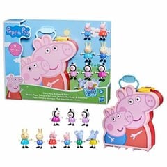 Figūrėlių rinkinys Peppa Pig, 9 el. цена и информация | Игрушки для девочек | pigu.lt
