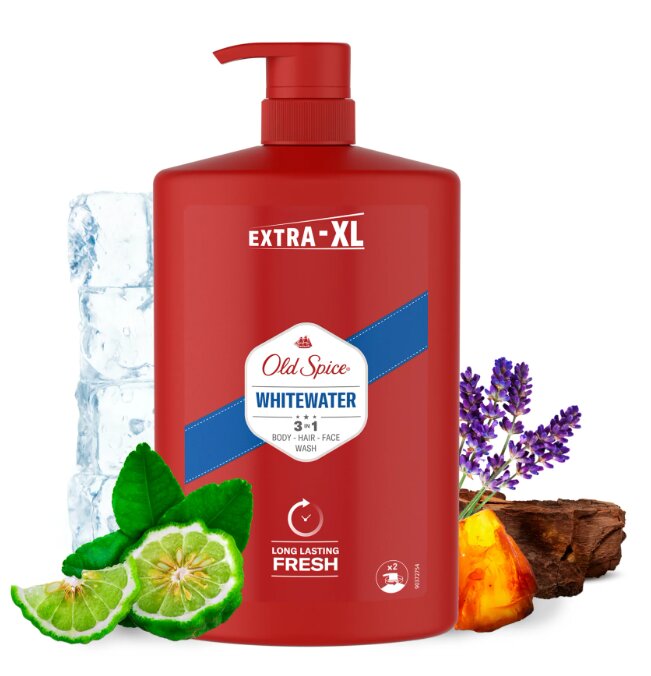 Dušo želė Old Spice Whitewater vyrams, 1000 ml kaina ir informacija | Dušo želė, aliejai | pigu.lt