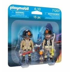 Figūrėlės su judančiomis kojomis ir rankomis Playmobil 71207, Gaisrininkai, 15 d. цена и информация | Игрушки для мальчиков | pigu.lt