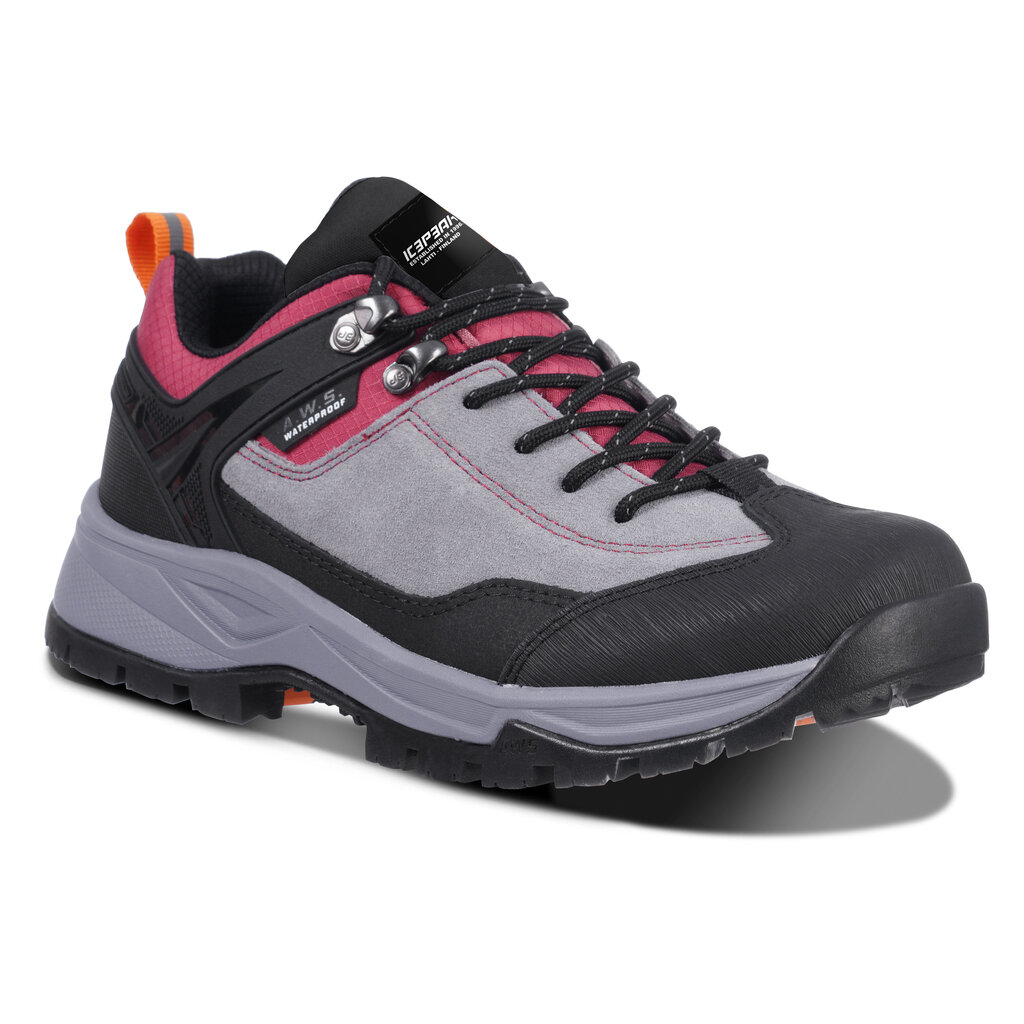 Icepeak moteriški laisvalaikio batai ABAI, pilkai juodi kaina ir informacija | Sportiniai bateliai, kedai moterims | pigu.lt